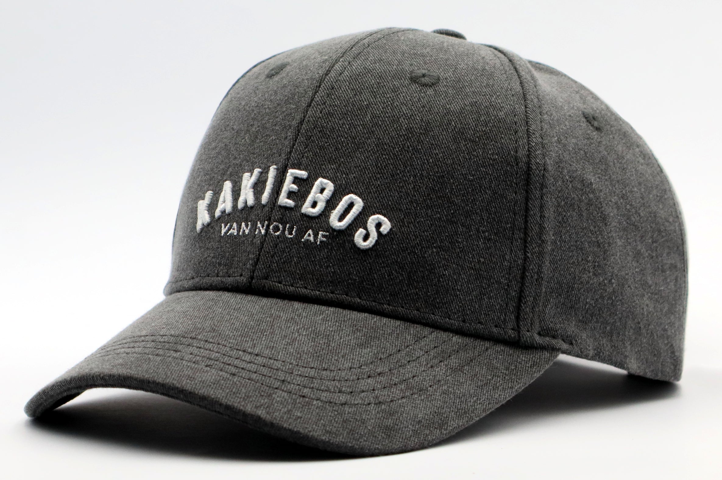 Kakiebos 6 Panel Baseball Cap (Charcoal)