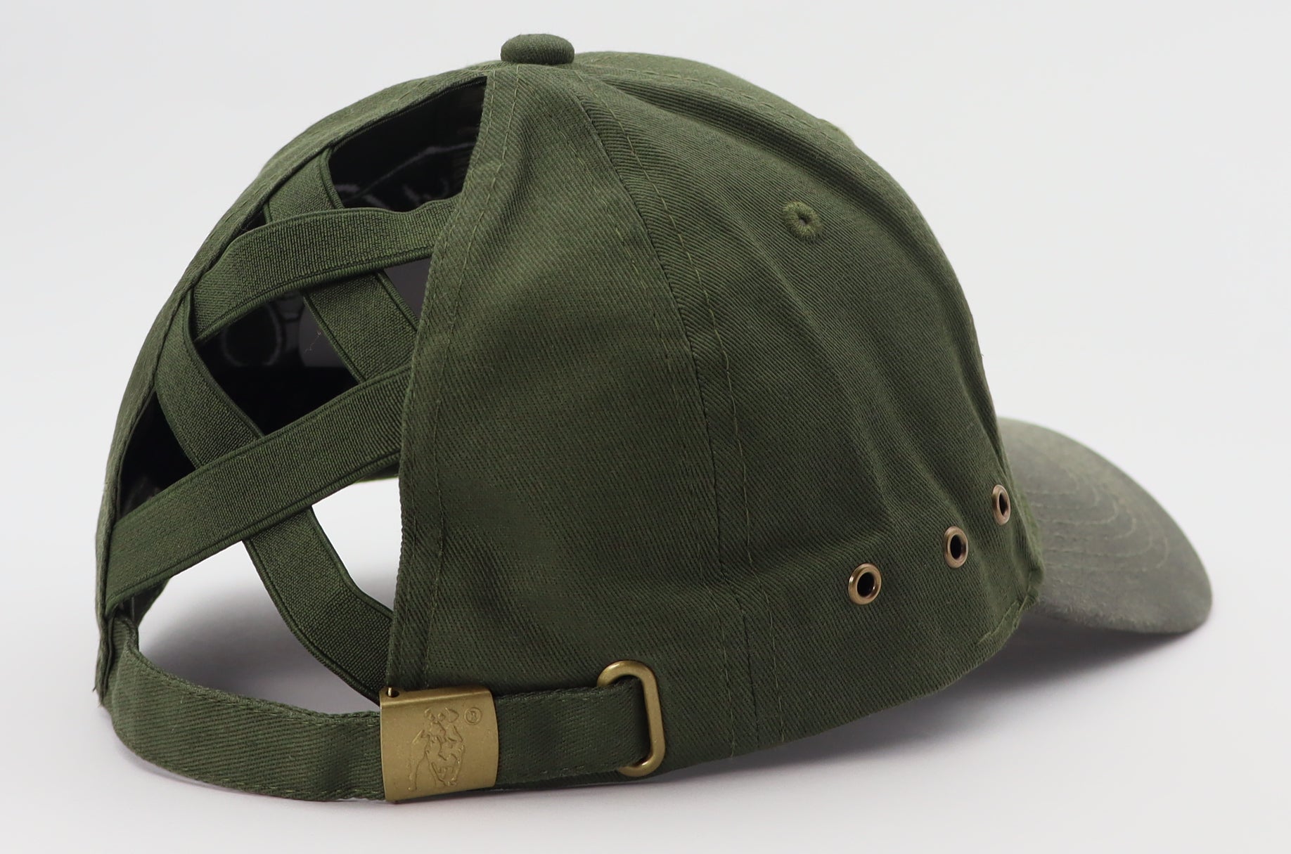 Boerboel Ladies Ponytail Cap Olive